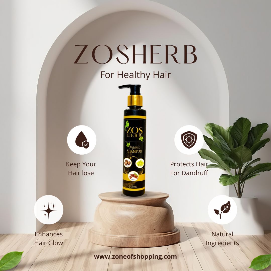 Best Organic Shampoo - Zosherb Organic Shampoo